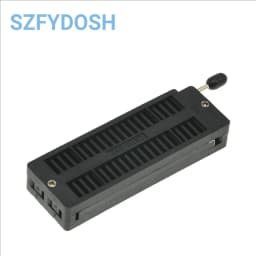 1pcs High Quality DIP 40 Pin 40Pin PLC Universal ZIF IC Socket Black
