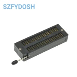 1pcs High Quality DIP 40 Pin 40Pin PLC Universal ZIF IC Socket Black