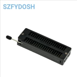 1pcs High Quality DIP 40 Pin 40Pin PLC Universal ZIF IC Socket Black