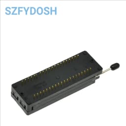 1pcs High Quality DIP 40 Pin 40Pin PLC Universal ZIF IC Socket Black