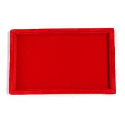 1 Pcs Velvet Jewelry Display Tray Multicolor Organizer Holder Box Necklaces Bracelets Rings Storage Show Tray Case