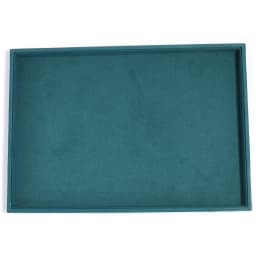 1 Pcs Velvet Jewelry Display Tray Multicolor Organizer Holder Box Necklaces Bracelets Rings Storage Show Tray Case