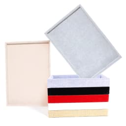 1 Pcs Velvet Jewelry Display Tray Multicolor Organizer Holder Box Necklaces Bracelets Rings Storage Show Tray Case
