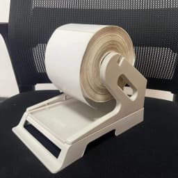 Label Holder Desktop Printer Accessory Supplies Shipping Label Stand for Rolls and Fanfold Labels Supermarket Factory Office