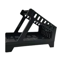 Label Holder Desktop Printer Accessory Supplies Shipping Label Stand for Rolls and Fanfold Labels Supermarket Factory Office