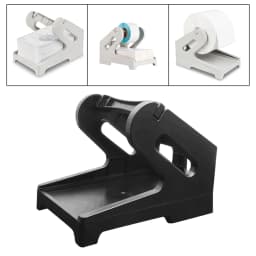 Label Holder Desktop Printer Accessory Supplies Shipping Label Stand for Rolls and Fanfold Labels Supermarket Factory Office