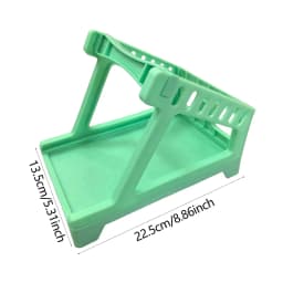 Label Holder Desktop Printer Accessory Supplies Shipping Label Stand for Rolls and Fanfold Labels Supermarket Factory Office