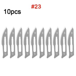11# 23# Carbon Steel Carving Metal Scalpel Blades Handle Scalpel DIY Cutting Repair Animal Surgical Knife Tool Kits Box Non Slip