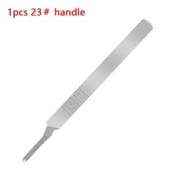 11# 23# Carbon Steel Carving Metal Scalpel Blades Handle Scalpel DIY Cutting Repair Animal Surgical Knife Tool Kits Box Non Slip