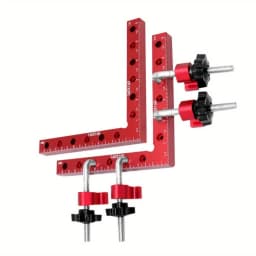 160MM 90 Degree L-Shaped Auxiliary Fixture Splicing Board Positioning Panel Fixed Clip Carpenter's Square Ruler Woodworking Tool