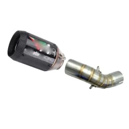 BDJ Z900 Exhaust Pipe Motorcycle Exhaust Cover Exhaust Muffler Escape Link Pipe Tailpipe Middle Pipe For Kawasaki Z900 2017-2020