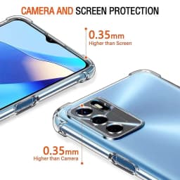 For OPPO A16 Case Oppo A16s A54s A17 Case Crystal Clear TPU Shockproof Cover Oppo A98 5G A78 A96 4G A76 A94 5G A52 A72