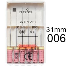 1 Pack 21/25/31mm 15-40 Dental K-FLEXOFILE Flexibility Endo Root Canal K Files SSt Hand Use Dentistry Endodontic Lab Instruments