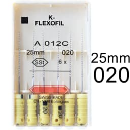 1 Pack 21/25/31mm 15-40 Dental K-FLEXOFILE Flexibility Endo Root Canal K Files SSt Hand Use Dentistry Endodontic Lab Instruments