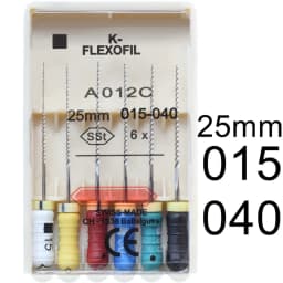 1 Pack 21/25/31mm 15-40 Dental K-FLEXOFILE Flexibility Endo Root Canal K Files SSt Hand Use Dentistry Endodontic Lab Instruments