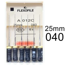 1 Pack 21/25/31mm 15-40 Dental K-FLEXOFILE Flexibility Endo Root Canal K Files SSt Hand Use Dentistry Endodontic Lab Instruments