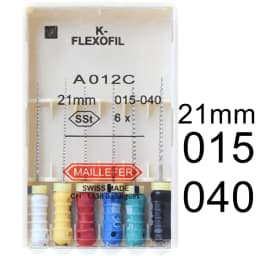 1 Pack 21/25/31mm 15-40 Dental K-FLEXOFILE Flexibility Endo Root Canal K Files SSt Hand Use Dentistry Endodontic Lab Instruments