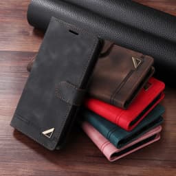 Flip Leather Case For iPhone 18 17 16 Pro Max 15 14 13 12 11 Pro Max 17E Air XR XS Max Luxury Wallet Card Slot Stand Phone Cover