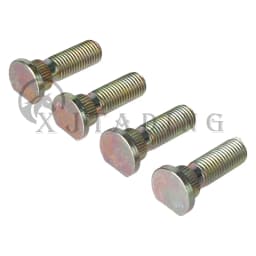 4 Pcs M10x1.25 Spline Screw Wheel Hub Stud & Lug Nut Fit For ATV Go kart UTV Buggy Quad Bike Wheels Mounting Fixing Accessories