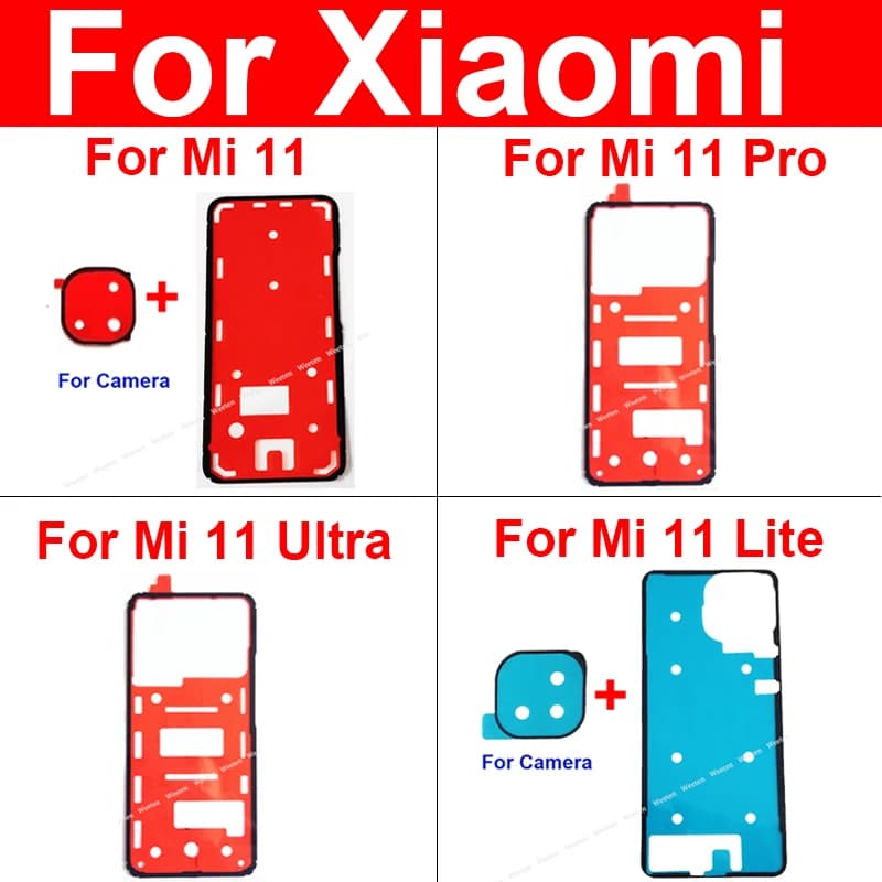 Rear Housing Battery Cover Adhesive Tape For Xiaomi Mi 11 Lite 11T Pro Ultra 11i HyperCharge 5G LCD Screen Camera Sticker Glue