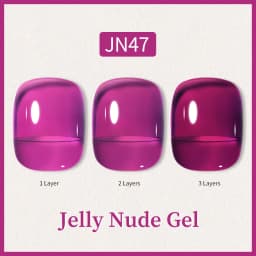 BORN PRETTY 10ml Glitter Pink Nude Jelly Nail Gel Polish Varnis Semi-permanent Sheer Translucent UV LED Soak Off Gel Polish