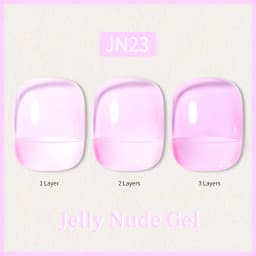 BORN PRETTY 10ml Glitter Pink Nude Jelly Nail Gel Polish Varnis Semi-permanent Sheer Translucent UV LED Soak Off Gel Polish