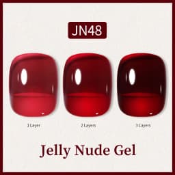 BORN PRETTY 10ml Glitter Pink Nude Jelly Nail Gel Polish Varnis Semi-permanent Sheer Translucent UV LED Soak Off Gel Polish