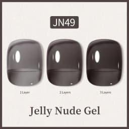 BORN PRETTY 10ml Glitter Pink Nude Jelly Nail Gel Polish Varnis Semi-permanent Sheer Translucent UV LED Soak Off Gel Polish