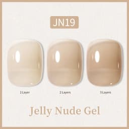 BORN PRETTY 10ml Glitter Pink Nude Jelly Nail Gel Polish Varnis Semi-permanent Sheer Translucent UV LED Soak Off Gel Polish
