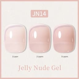 BORN PRETTY 10ml Glitter Pink Nude Jelly Nail Gel Polish Varnis Semi-permanent Sheer Translucent UV LED Soak Off Gel Polish