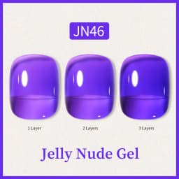 BORN PRETTY 10ml Glitter Pink Nude Jelly Nail Gel Polish Varnis Semi-permanent Sheer Translucent UV LED Soak Off Gel Polish