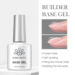 BORN PRETTY 10ml Glitter Pink Nude Jelly Nail Gel Polish Varnis Semi-permanent Sheer Translucent UV LED Soak Off Gel Polish
