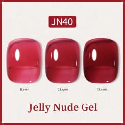 BORN PRETTY 10ml Glitter Pink Nude Jelly Nail Gel Polish Varnis Semi-permanent Sheer Translucent UV LED Soak Off Gel Polish