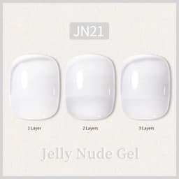 BORN PRETTY 10ml Glitter Pink Nude Jelly Nail Gel Polish Varnis Semi-permanent Sheer Translucent UV LED Soak Off Gel Polish