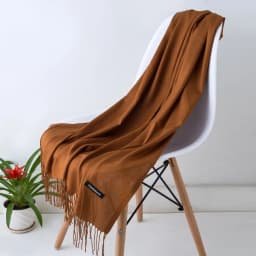 Solid Color Hijabs Cashmere Like Scarf Women Winter Warm Long Shawls And Wraps Hijab Scarves Pashmina Tassels Thin Headband