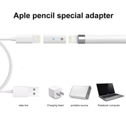 For Apple Pencil Charging Converter Adapter for Apple Pencil 1st Generation Connector Charger with Indicator Light