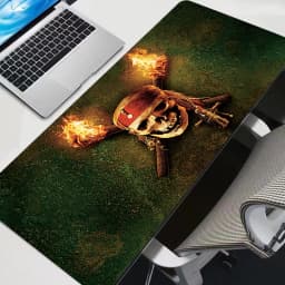 Cool Anime Large Gaming Accessories Mouse Pad PC Cartoon Pirates Of The Caribbean Desk Mat Laptop Gamer Desktop Mousepad Carpet