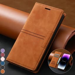 Leather Case for Samsung A14 A34 A54 A24 A13 A23 A33 A53 A73 A15 A05S Galaxy A32 A52 A22 A42 A12 A72 A04S A03S Flip Wallet Cover