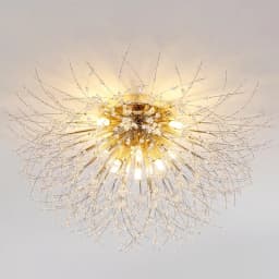Dandelion Crystal Chandelier Nordic Modern Living Room Dining Room Bedroom Ceiling Light Room Light Fireball Decorative Light