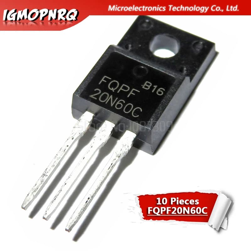 10pcs FQPF20N60 20N60 20N60C FQPF2060C TO-220 new original