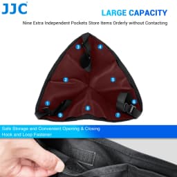 JJC Tripod Weight Stone Bag Heavy Duty Sandbag for Tripod Easel Universal Stand Sand Bag for Stabilizing Photography Accessory