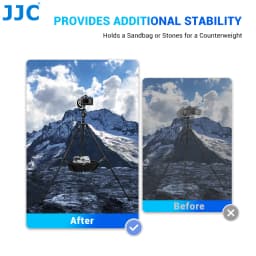 JJC Tripod Weight Stone Bag Heavy Duty Sandbag for Tripod Easel Universal Stand Sand Bag for Stabilizing Photography Accessory