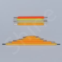10pcs COB LED Filament Edison Bulb Lamp Parts 18.8mm 29mm 38mm 54mm 68mm DC 3V 12V 57V 80V Incandescent Light Diodes Accessories