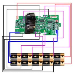 21700*10 BSL36A18 18V 36V Battery PCB BMS for Metabo HPT Hitachi MultiVolt Battery 371751M 372121M BSL36B18 Li-ion Battery