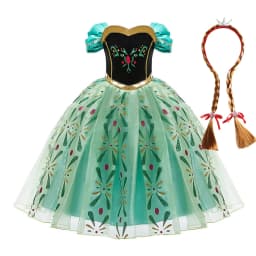 Children Anna Elsa Dress Girls Princess Cosplay Costume Kids Snow Queen Sequined Elegant Dress Girl Christmas Carnival Clothes