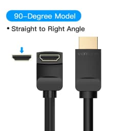 Vention HDMI Cable 4K HDMI 2.0 Cable HDMI 90/270 Degree Angle Adapter for Apple TV PS4 Splitter Video Audio 90 Degree HDMI Cable