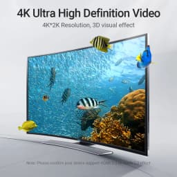 Vention HDMI Cable 4K HDMI 2.0 Cable HDMI 90/270 Degree Angle Adapter for Apple TV PS4 Splitter Video Audio 90 Degree HDMI Cable