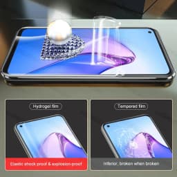 5Pcs for Oppo Reno 10 9 8 7 6 Pro Plus Lite Z T SE 5G Screen Protectors Clear Hydrogel Film for Oppo Reno 10Pro+ 9Pro 8T 8Z 5g