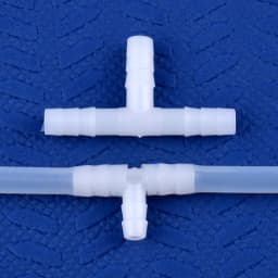5~200pcs 4~13mm White PE Tee Connector Aquarium Tank Adapter Air Pump Hose Pagoda Joints Garden Irrigation Water Pipe Connectors