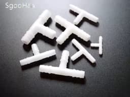 5~200pcs 4~13mm White PE Tee Connector Aquarium Tank Adapter Air Pump Hose Pagoda Joints Garden Irrigation Water Pipe Connectors